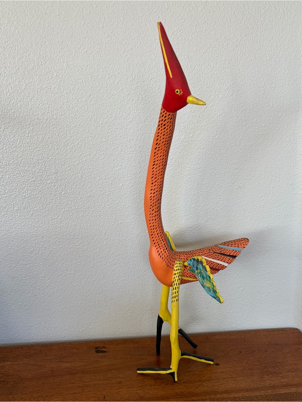 Oaxacan Wood Carving Bird Mexican Folk Art Alebrije Oaxaca Carmelo Sosa Vicente